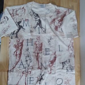 Vintage Wildwood Michaelangelo AOP Art T-Shirt